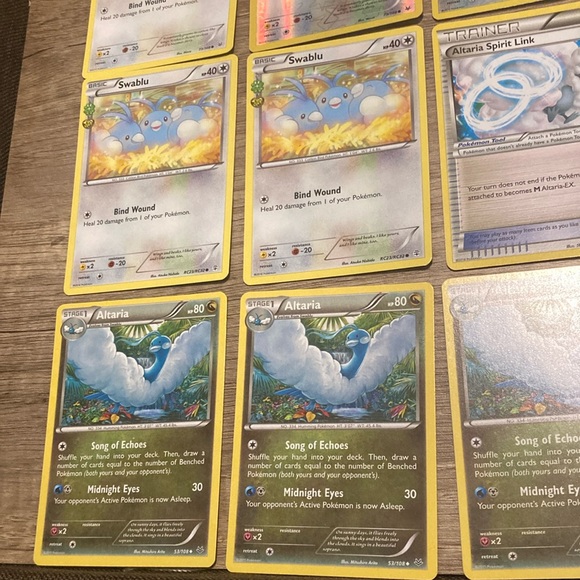 Pokemon TCG Swablu/Altaria/Spirit Link Bundle (16 Cards) AS IS - Picture 4 of 14